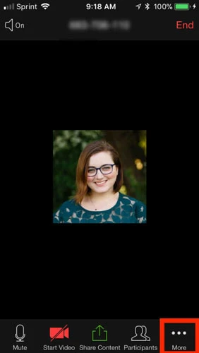 Cách quay lại video trên Zoom trên điện thoại