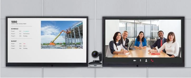 Vị trí camera với màn hình kép