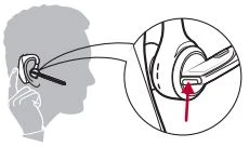 Để đặt tai nghe của bạn ở chế độ ghép nối, hãy nhấn và giữ nút Call cho đến khi bạn nghe thấy "pairing" và đèn LED tai nghe nhấp nháy màu đỏ và xanh lam.