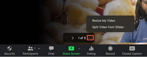 Nhấp vào ...  trong menu bản trình bày
