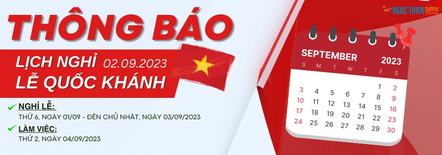 Thông báo lịch nghỉ lễ Quốc Khánh 02/09/2023