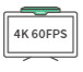 Độ phân giải video UHD 4K/60FPS