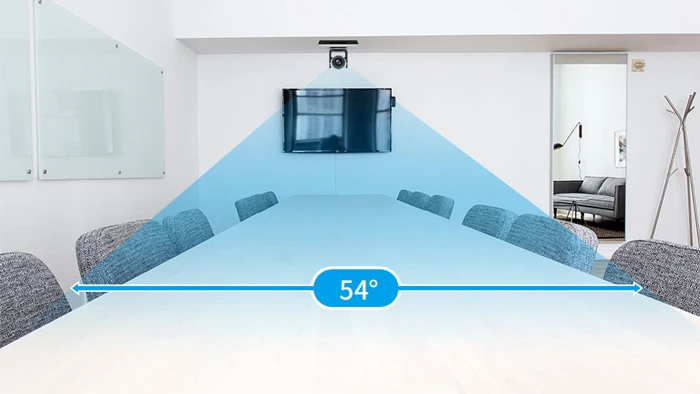 Được trang bị SONY CMOS màu HD 1 / 2,9 ” , HOV 54 Độ