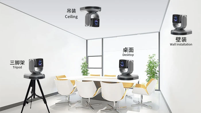 Hình ảnh hỗ trợ lật trần gắn trần. Nó cũng hỗ trợ giá ba chân, máy tính để bàn và giá treo tường.