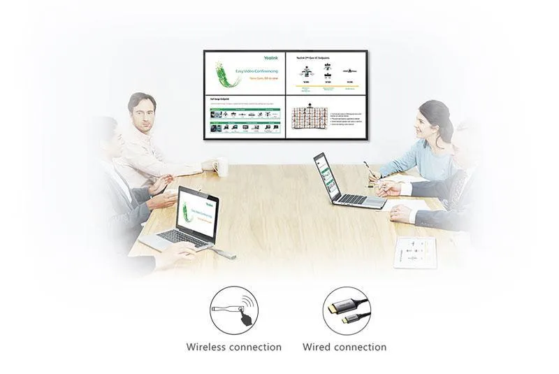 Chia sẻ nội dung theo cách có dây và không dây