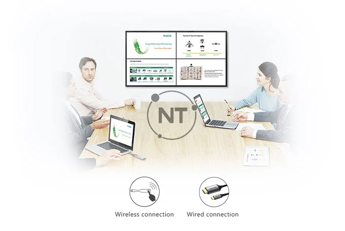 Chia sẻ nội dung theo cách có dây và không dây