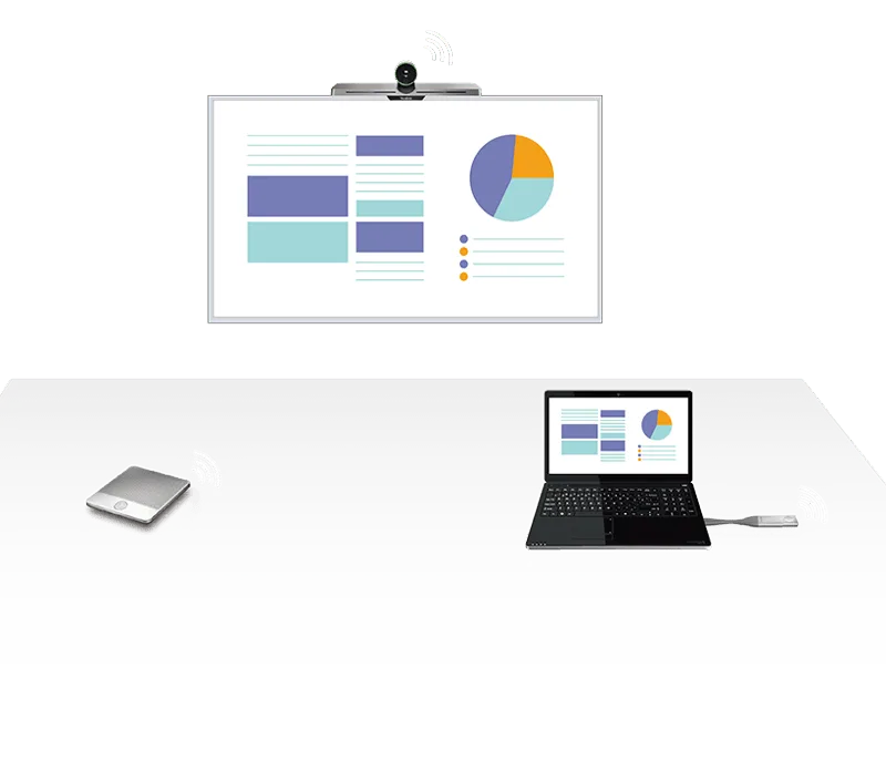 Yealink VC200 thiết kế không dây, tạo không gian phòng họp không lộn xộn