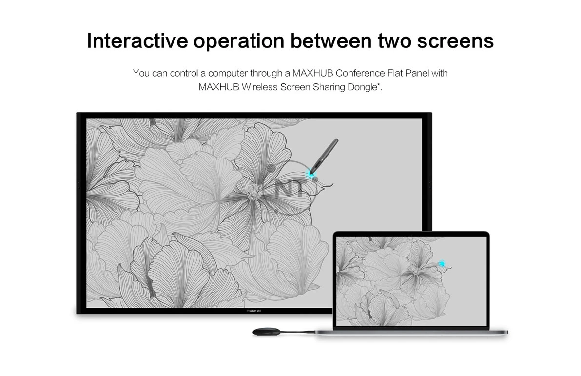 Thiết bị chia sẻ màn hình không dây MaxHub WT01A