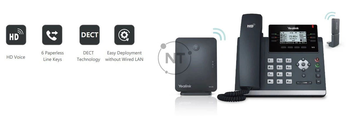 Điện thoại bàn Yealink DECT W41P