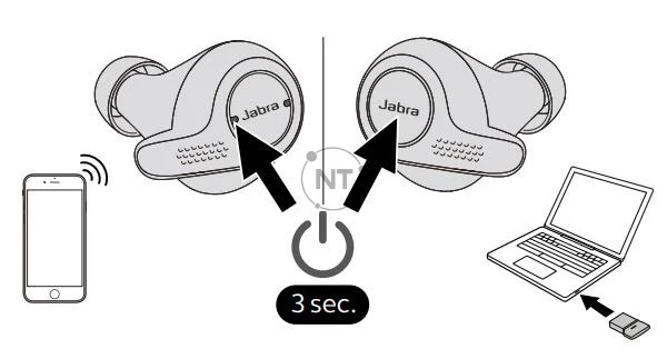 Cách kết nối Jabra Evolve 65t