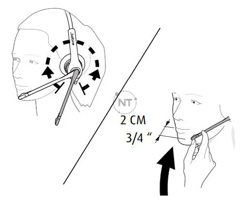 Jabra Biz 1500 có tay đòn 270 ° để có thể dễ dàng điều chỉnh mà không bị gãy