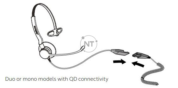 Duo or mono models with QD connectivity