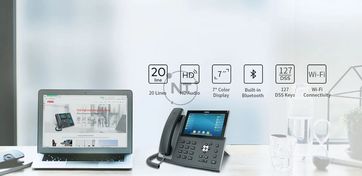 Điện thoại IP doanh nghiệp màn hình cảm ứng Fanvil X7