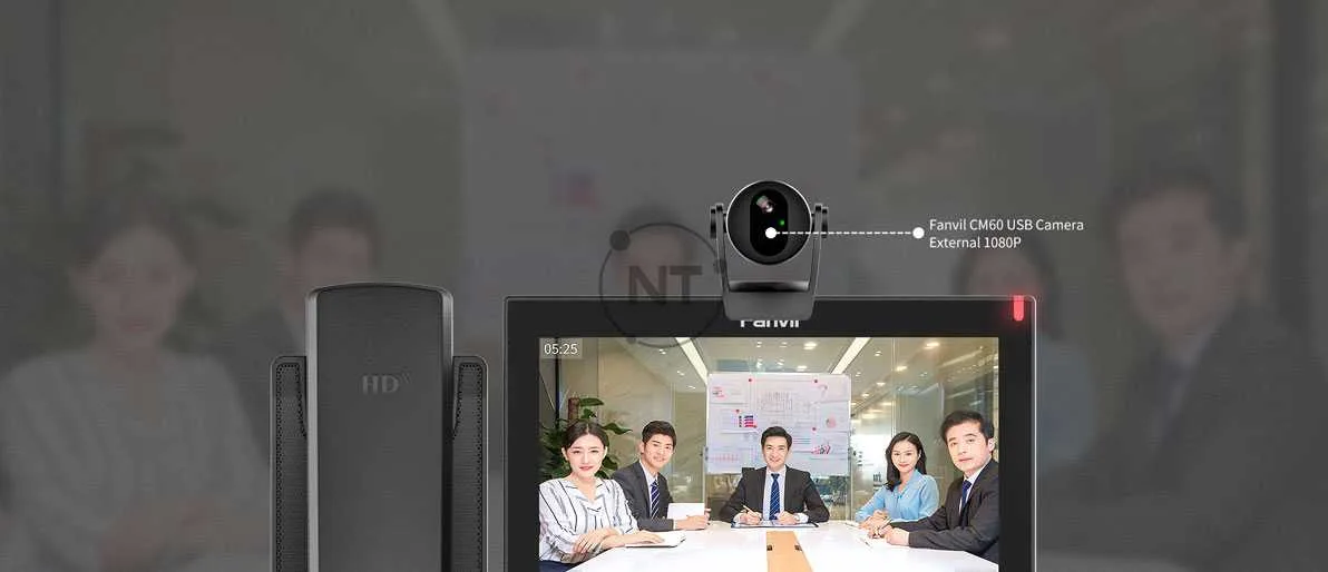 Cuộc gọi video HD với Camera Fanvil CM60 USB