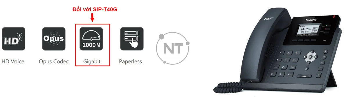 Điện thoại IP SIP-T40P/ T40G