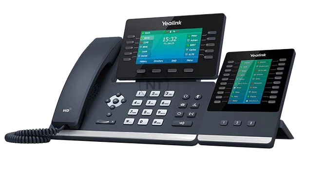 T54W + EXP50 Kết nối tối đa 3 Mô-đun mở rộng EXP50 (Thanh trượt tự điều chỉnh với màn hình màu) để có thêm các phím dòng