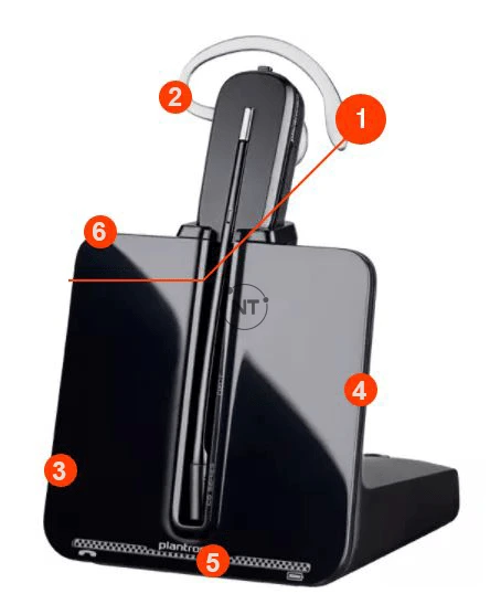 Plantronics C5540 headset features
