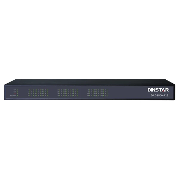 Thiết bị gateway Dinstar DAG2500-72S | Hỗ trợ 72 cổng FXS