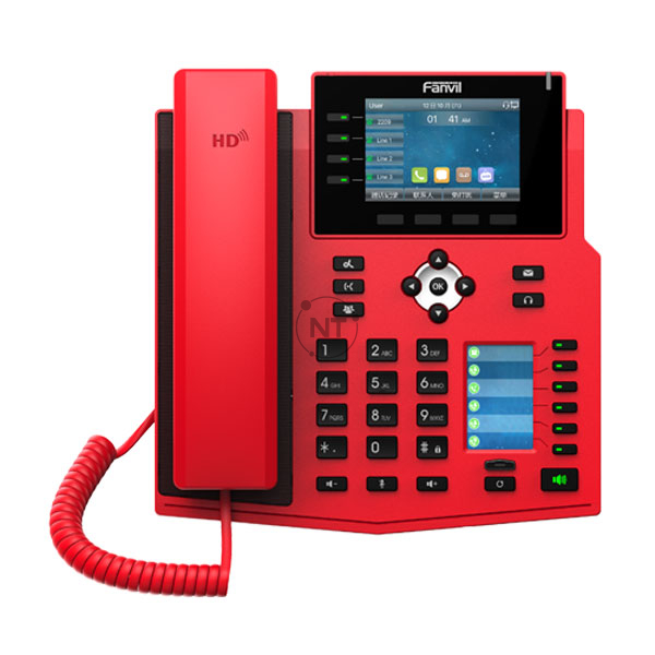 Điện thoại IP màu đỏ đặc biệt Fanvil X5U-R