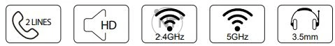 Flyingvoice FIP16 - Điện thoại VoIP không dây di động