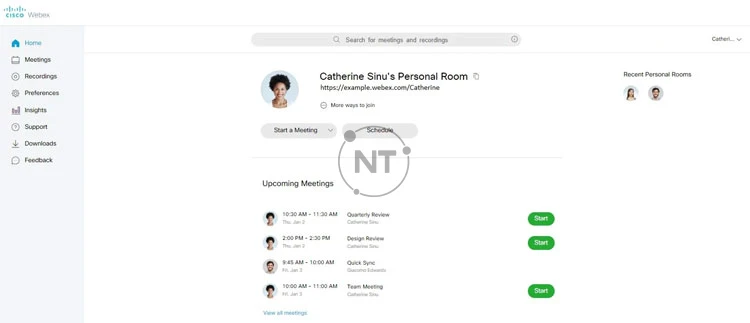 Cách bắt đầu cuộc họp Webex trên Windows/Mac