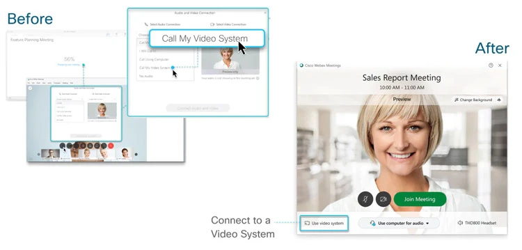 Hướng dẫn cách kết nối hệ thống video với Webex Desktop App