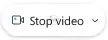 Nếu bạn muốn tham gia cuộc họp với video đã tắt, hãy nhấp vào Stop video