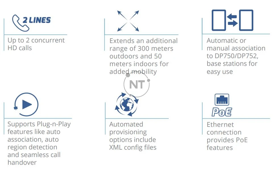 Tính năng nổi bật của Grandstream DP760