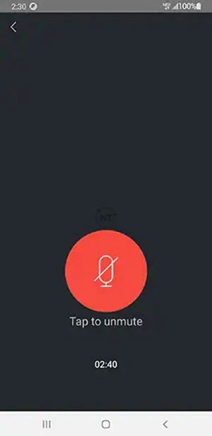 Ở chế độ cuộc họp âm thanh (Audio-only mode), bạn chỉ có thể kết nối với âm thanh của cuộc họp mà không thể xem, gửi hoặc nhận video