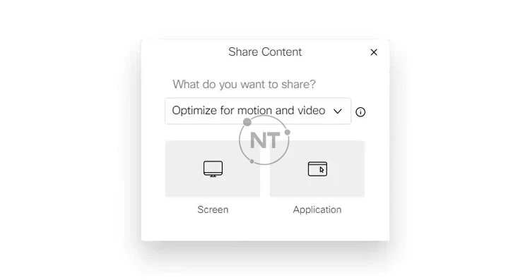 Các tùy chọn tối ưu hóa của Webex Web app chỉ có sẵn cho trình duyệt Chrome