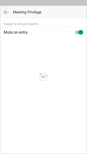 Tắt tiếng, bật tiếng cho người khác trong webex meetings trên thiết bị di động