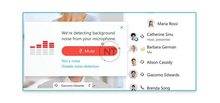 Tắt tiếng ồn xung quanh trong Cisco Webex