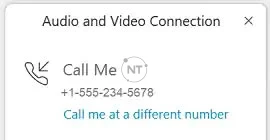 Gọi từ một số khác trên Webex meetings
