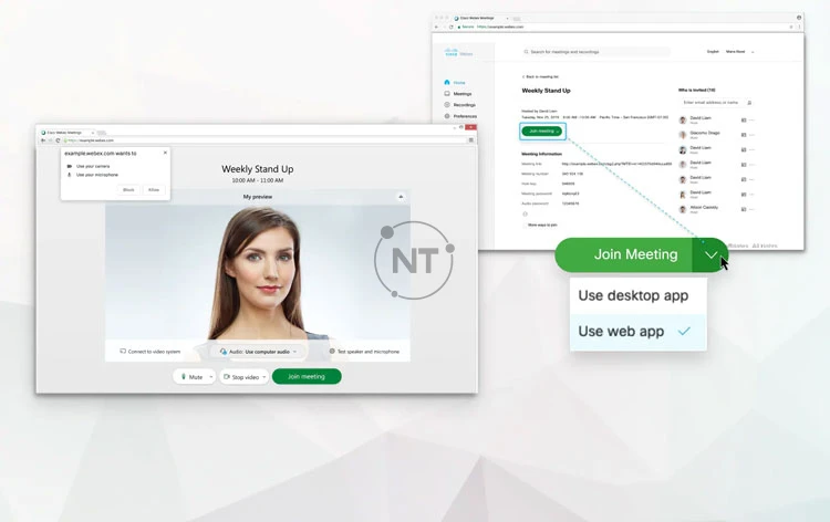 Hướng dẫn cách tham gia cuộc họp trên Webex Meetings Web App