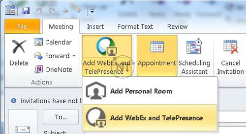 Cách thiết lập cuộc họp bằng các công cụ năng suất của Cisco Webex