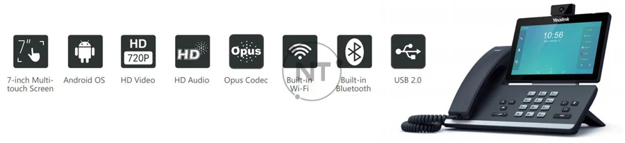 Yealink SIP-T58V: Giao tiếp âm thanh và hình ảnh dễ dàng