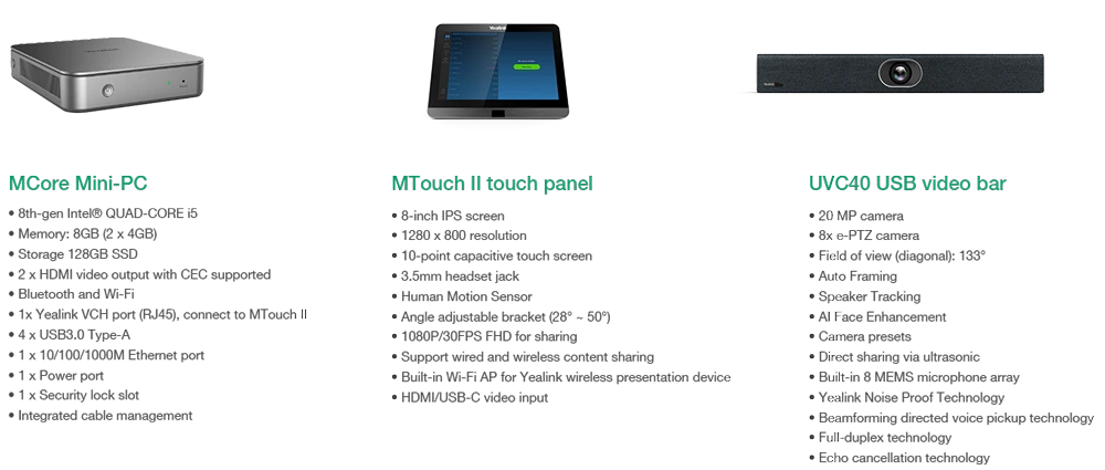 Yealink ZVC400 Zoom Rooms Kit