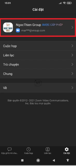 cách đổi id cuộc họp zoom trên điện thoại