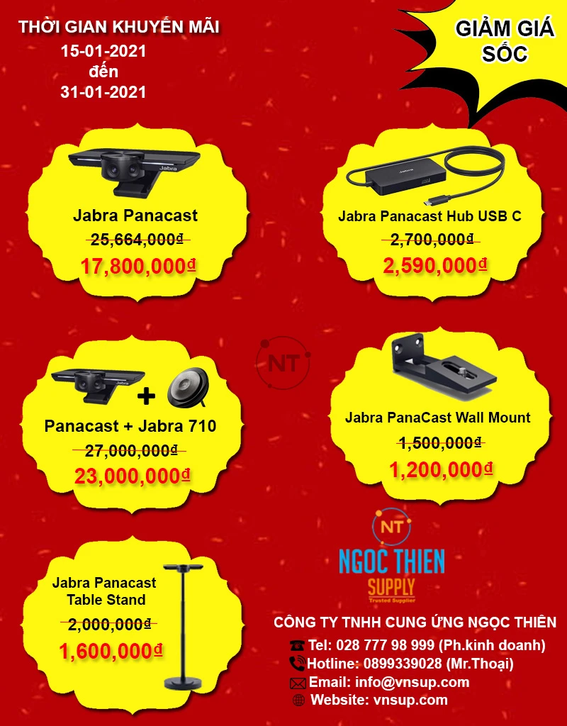 Hội nghị Jabra - Chương trình giảm giá Siêu HOT không nên bỏ qua