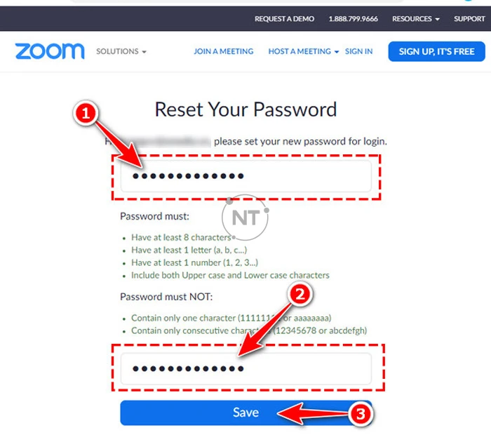 lay lai mat khau zoom