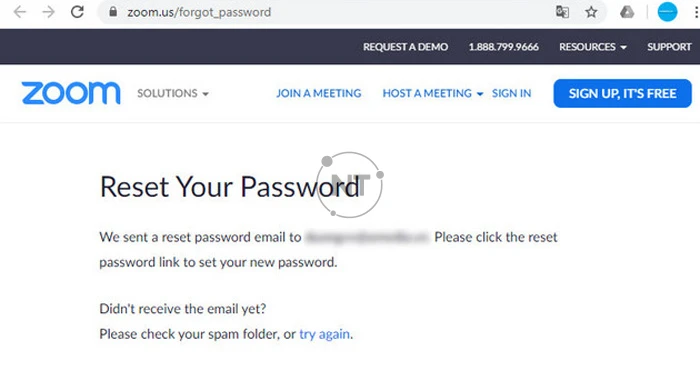 lay lai mat khau zoom