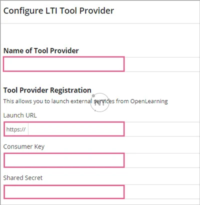 Nhập Zoom làm tên nhà cung cấp công cụ và các chi tiết bên dưới: