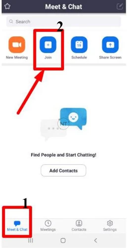 Bắt đầu tham gia cuộc họp trên điện thoại