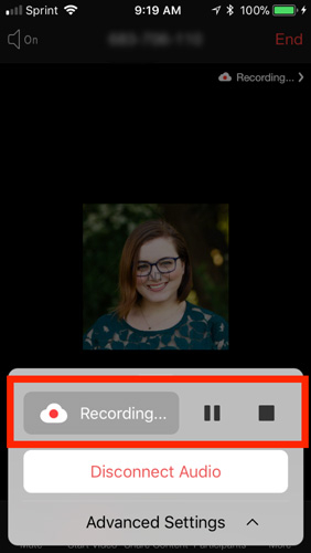 Cách Record trên Zoom Meeting trên iOS và Android