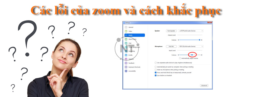 Các lỗi của zoom và cách khắc phục