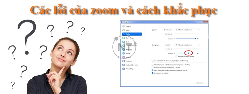Các lỗi của zoom và cách khắc phục