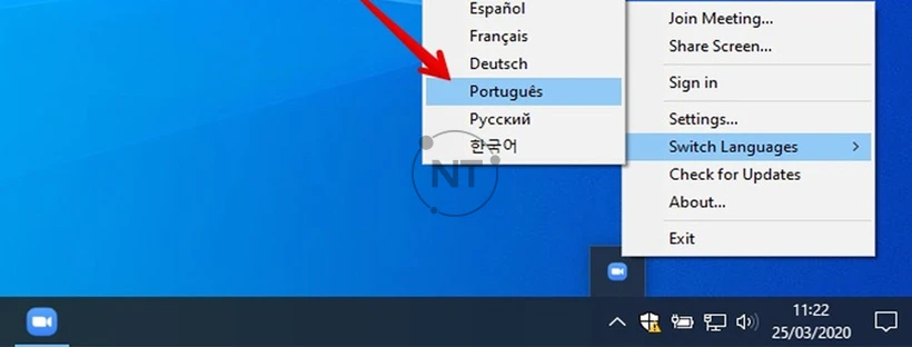 Cách đổi ngôn ngữ trong Zoom