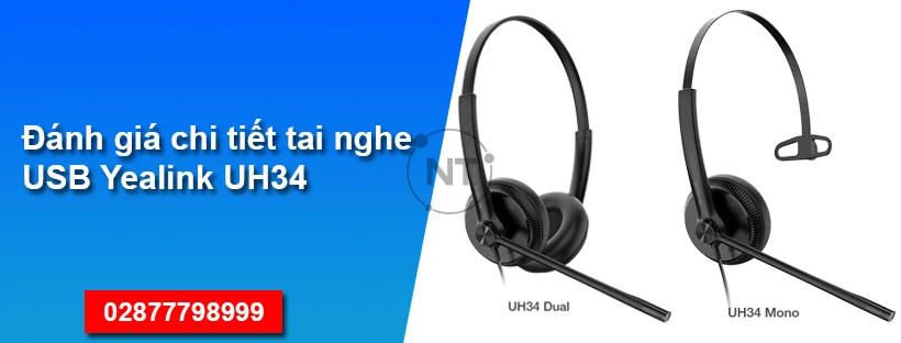 Đánh giá chi tiết tai nghe USB Yealink UH34