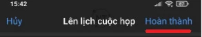 cách lên lịch cuộc họp trên điện thoại
