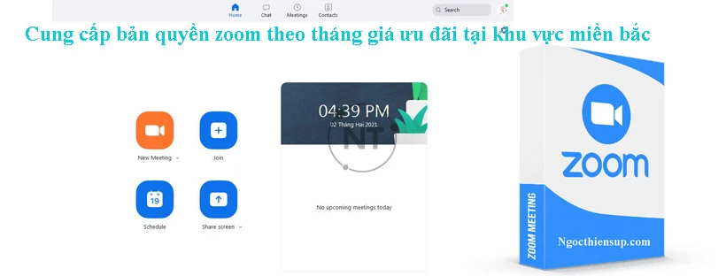 Cung cấp bản quyền zoom theo tháng giá ưu đãi tại khu vực miền bắc